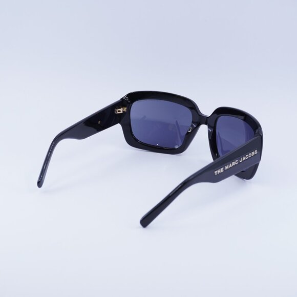 Marc Jacobs MARC 574/S 0807 IR Sunglasses Black Square Frame, Grey Lenses - Picture 10 of 11